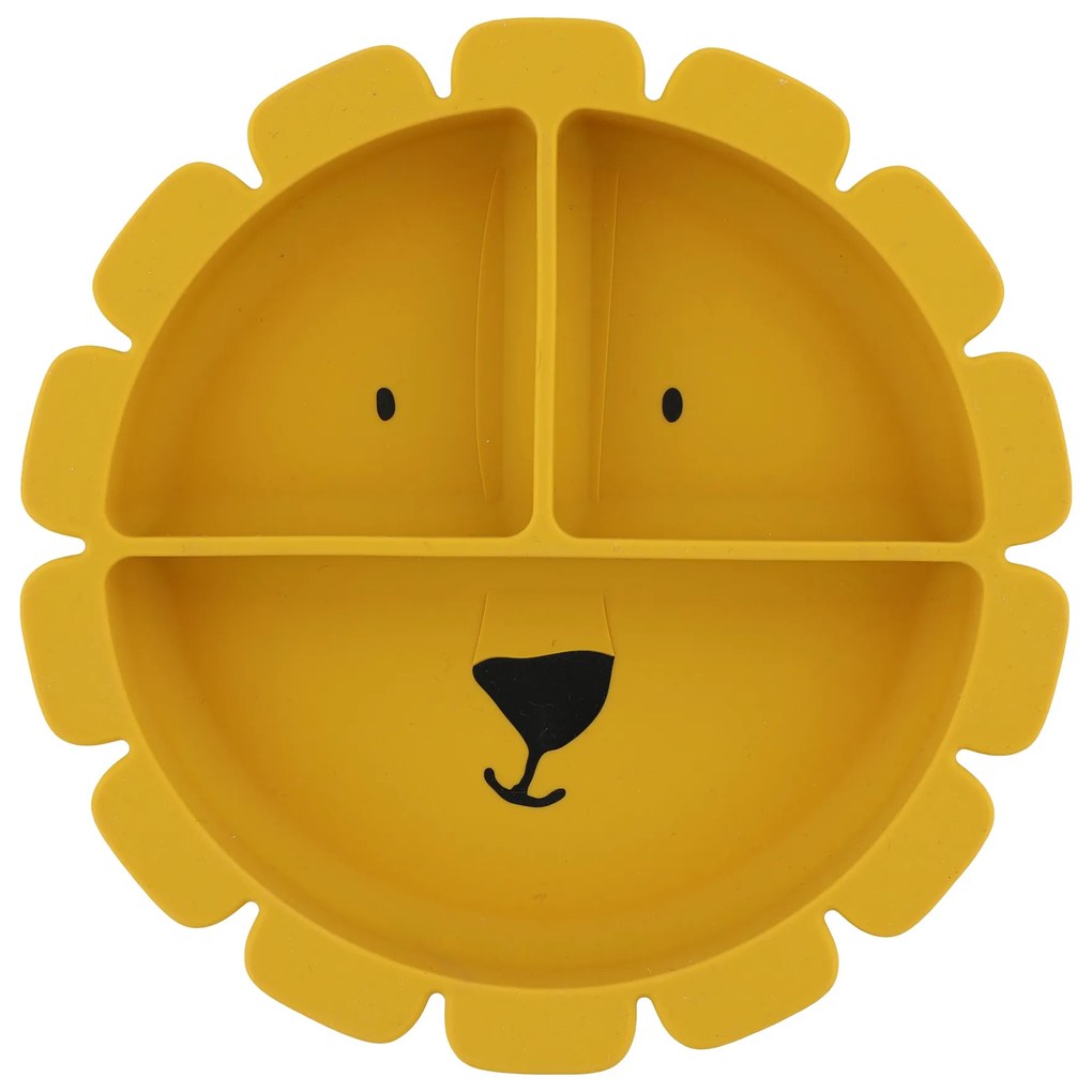 Piatto in silicone con ventosa Mr. Lion