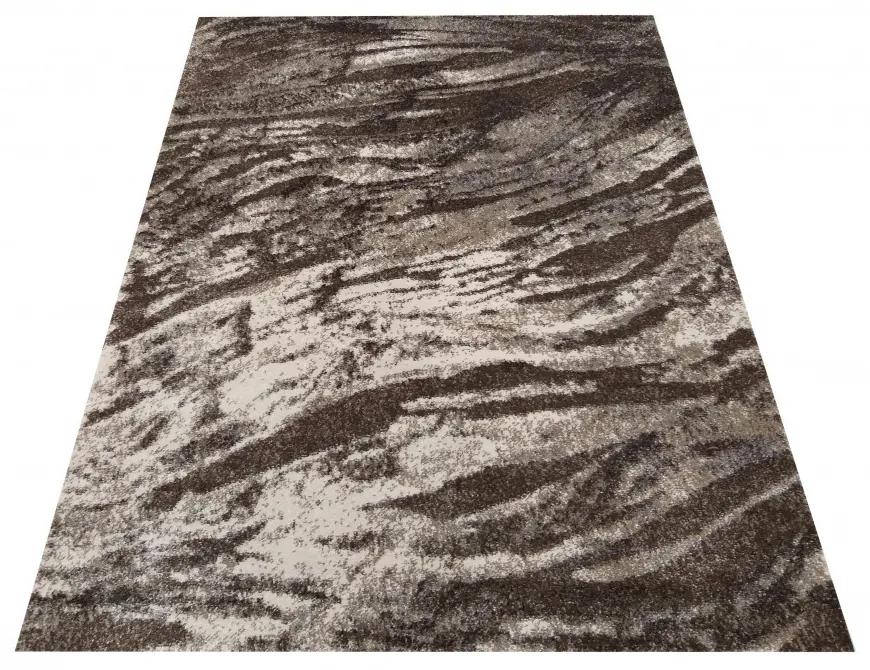 Pratico tappeto da soggiorno con fine motivo ondulato e colori neutri Larghezza: 80 cm | Lunghezza: 150 cm