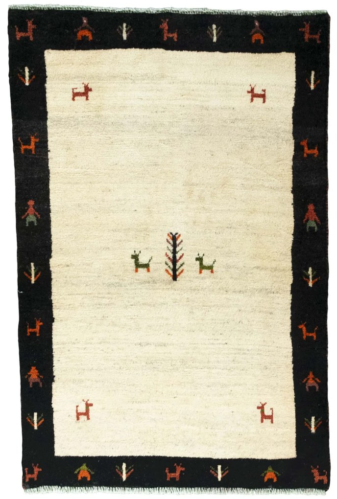 Gabbeh Tappeto persiano 160 x 100 Beige (Iran) Annodato A Mano