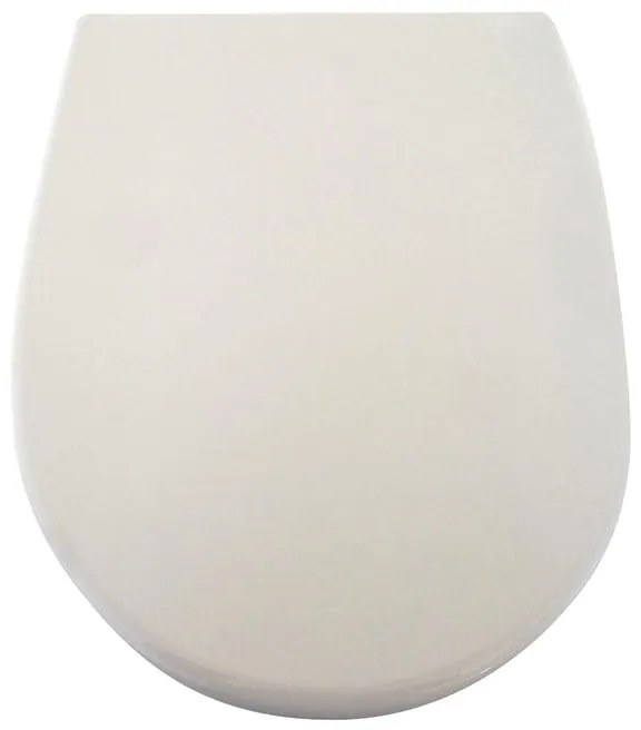 Copriwater Dinasty ovale universale in duroplast bianco