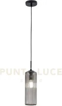 Lampadario a sospensione venice grigia in vetro 1 luce attacco e27 ...