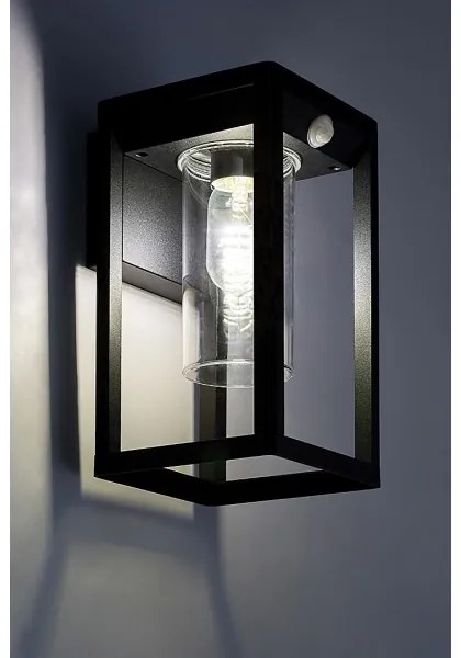 Rabalux 77086 - Applique da esterno ZERNEST 1xE27/15W/230V IP54 nero