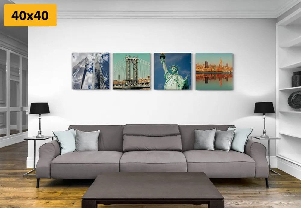 Set di quadri – Bellezze della città di New York