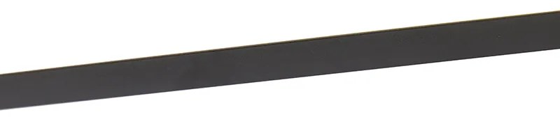 Plafoniera nera da 80 cm incl. LED con telecomando - Live