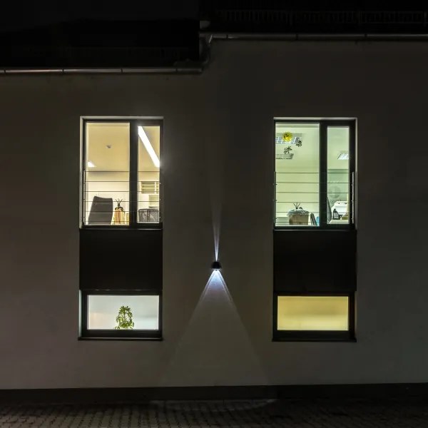 Immax 08488L - Lampada solare da parete LED 2W 5V IP54 con sensore