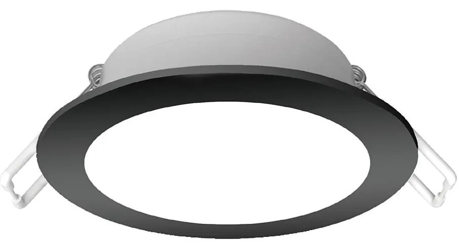 Aigostar - Lampada LED da incasso per bagni LED/4,8W/230V 3000K nero IP65