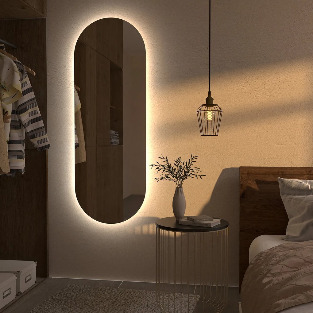 Specchio asimmetrico con luce LED G3
