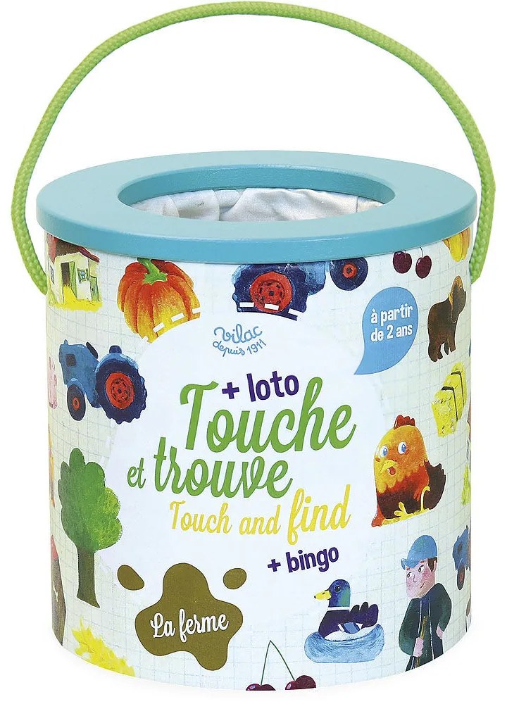 Vilac - Tocca e trova, gioco in legno - Fattoria