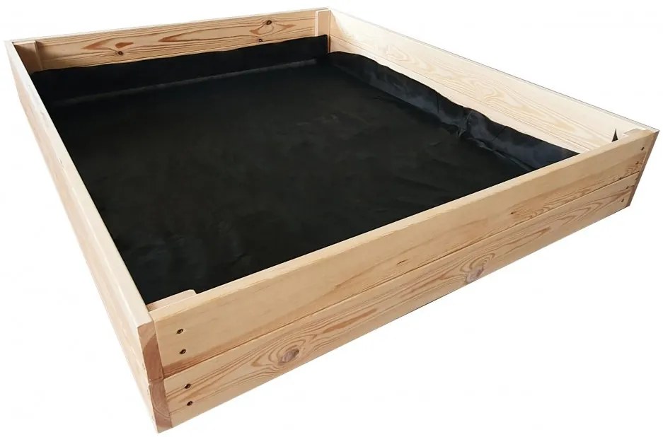 Aiuole rialzate in legno per giardino 140 x 120 x 18 cm