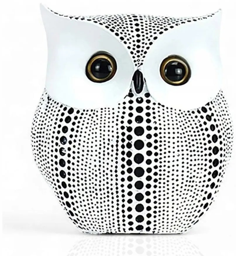 Decorazione da tavolo, 15 cm, bianco/nero