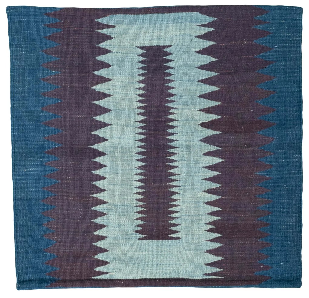 Kilim Tappeto persiano 80x90 Blu (Iran) Tessuto A Mano