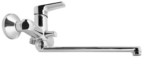 Aqualine - Lavello/rubinetto bagno LOTTA cromo lucido