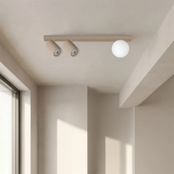 BRILAGI - Faretto SELE BALL 2xGU10/30W/230V + 1xG9/10W beige