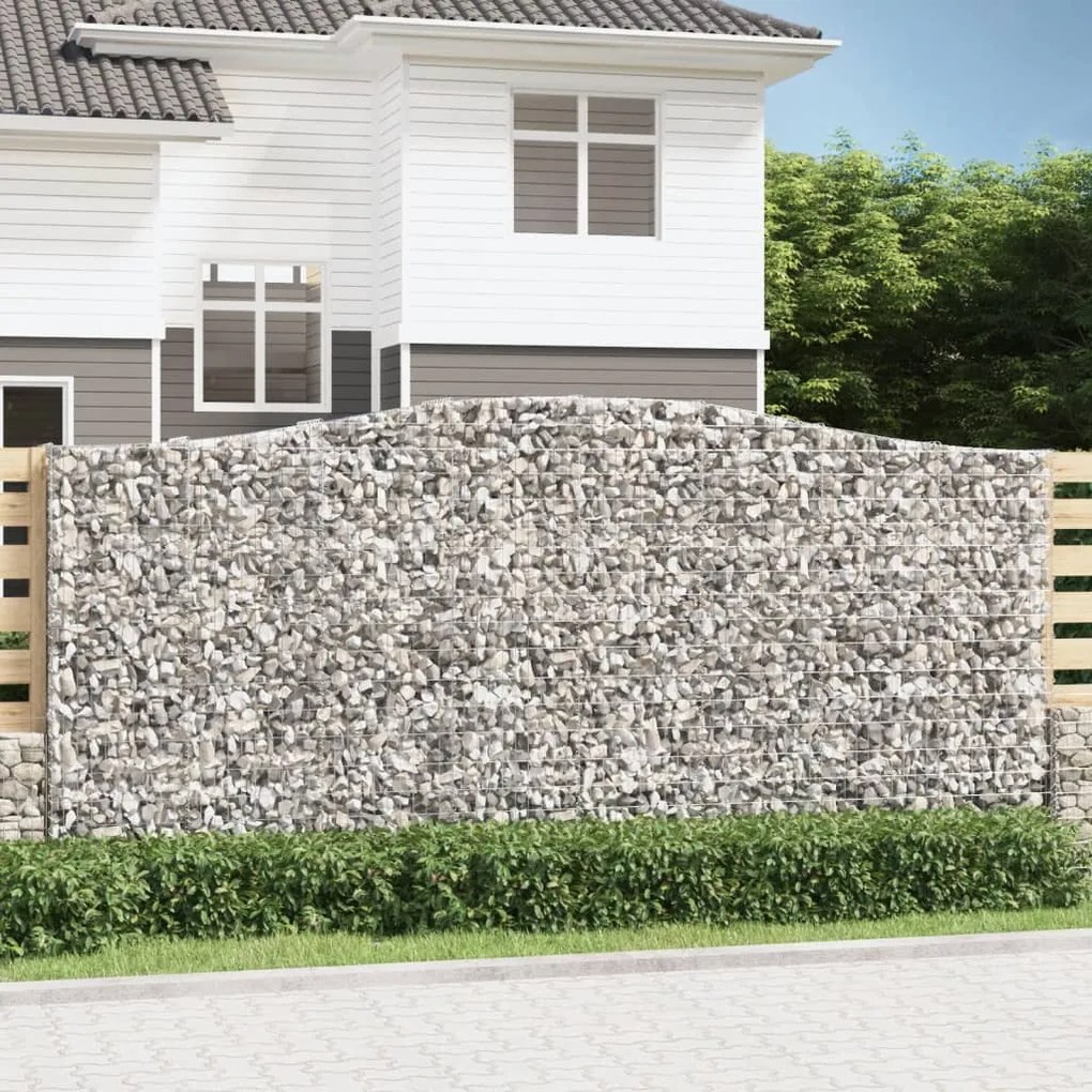 Cesti Gabbioni Ad Arco 7 Pz 400x50x180/200 Cm Ferro Zincato /