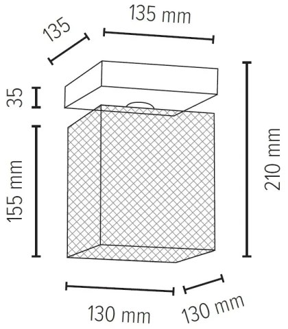 Spot-Light 8175174 - Plafoniera NORMAN WOOD 1xE27/25W/230V quercia opaco