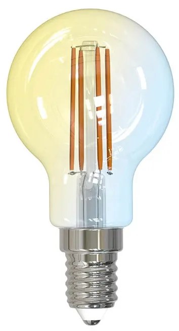 Lampadina 4,2W Smart LED P45 ZigBee/Tuya/Philips Hue Trasparente E14 - Luumr