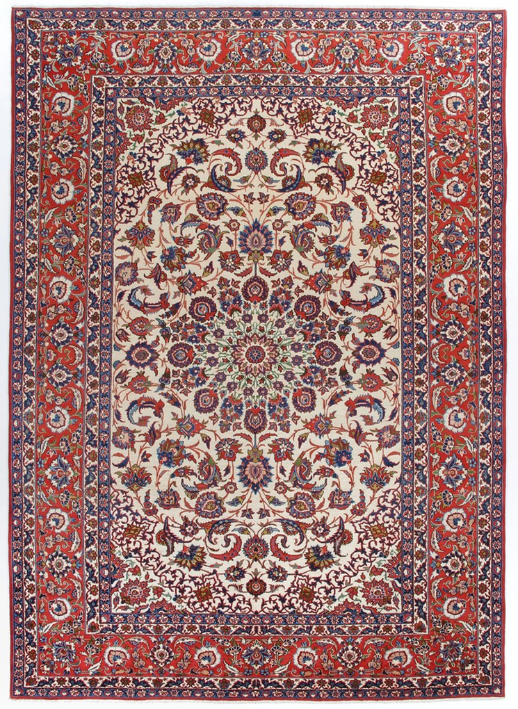 Najafabad Tappeto 270x390 (Iran) Annodato A Mano