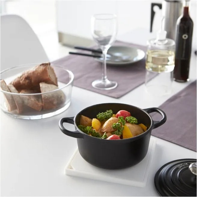 Tappetino bianco quadrato per pentole calde Tower - YAMAZAKI