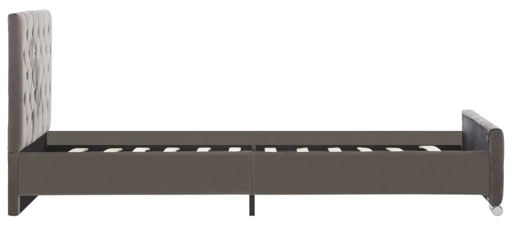 Giroletto Grigio in Velluto 90x200 cm