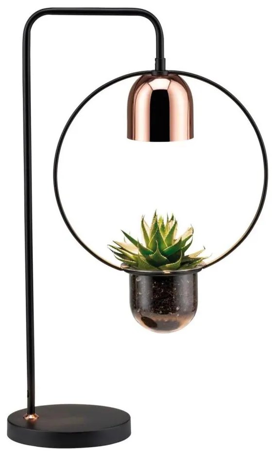 Paulmann 79746 - 1xGU10/20W Lampada da tavolo FANJA 230V fumé