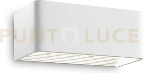 Click applique a parete in alluminio biemissione a led 3000k 12w  1...