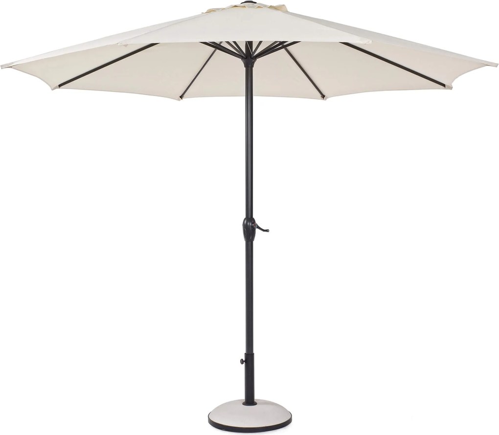 Ombrellone da Giardino Ø3 m Palo Ø46 mm in Alluminio Telo in Poliestere Ecrù...