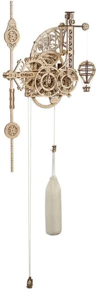 Ugears - 3D puzzle meccanico in legno Orologio da parete Aero