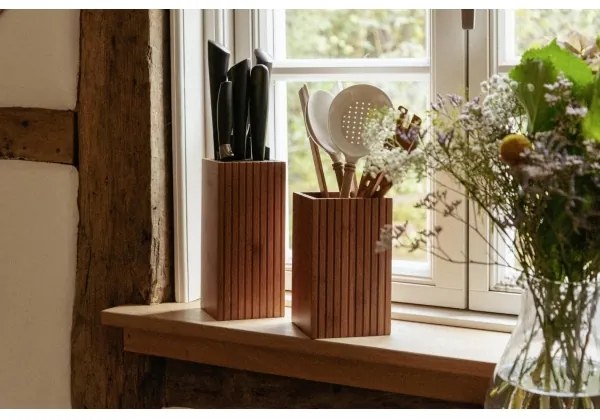 WENKO 54941100 - Set di utensili da cucina 3 pezzi 11x18 cm marrone