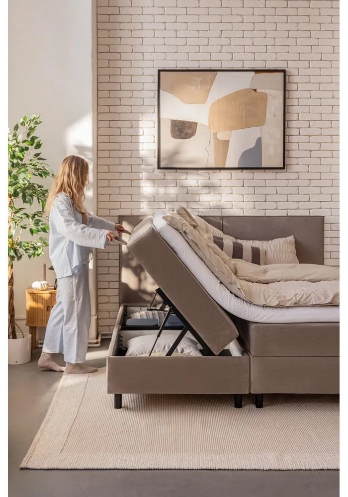 Topper in schiuma semirigido 160x200 cm Moon Wave – Bonami Selection