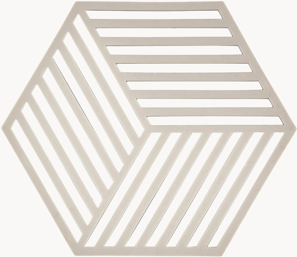 Set di 6 sottobicchieri in silicone Hexagon