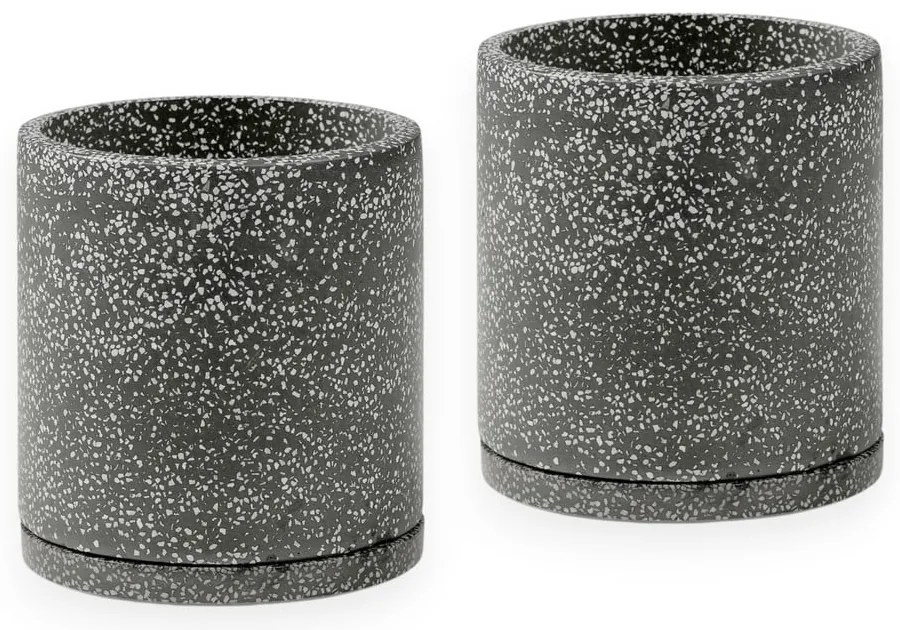 Vasi in cemento in set da 2 pezzi ø 26 cm Terrazzo - Bonami Selection