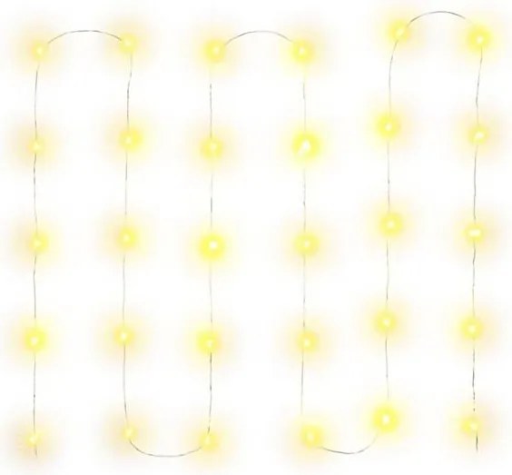 Retlux - catena a LED, 30 LED, alimentazione 3xAA, 3,3 m, bianco caldo