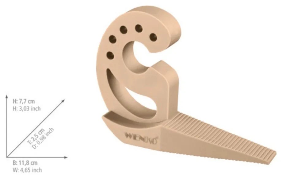 Tappo per porte e finestre beige Multi-STOP® - Wenko