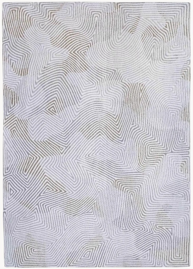 Tappeto jacquard lavabile da interno-esterno Coral