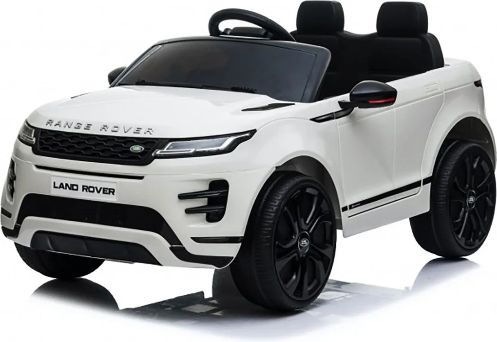 Macchina Elettrica per Bambini Licenza Land Rover Evoque 12V con Telecomando Bianco...