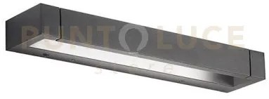 Applique in metallo verniciato nero sway 40cm led 17w cct 3000k 400...