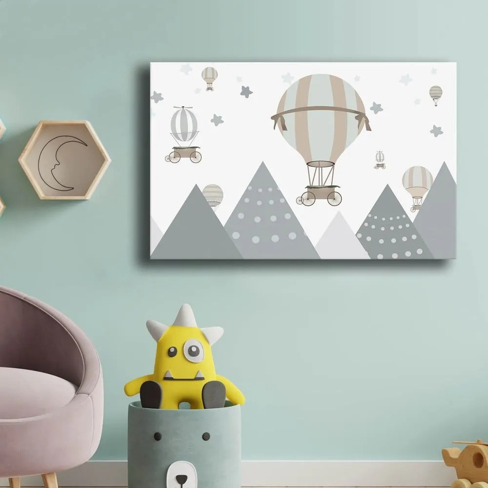 Quadro per bambini 45x70 cm Balloon - Wallity