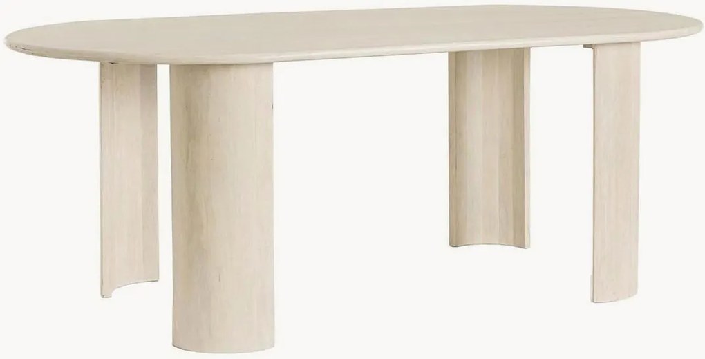 Tavolo ovale in legno di mango Orlando