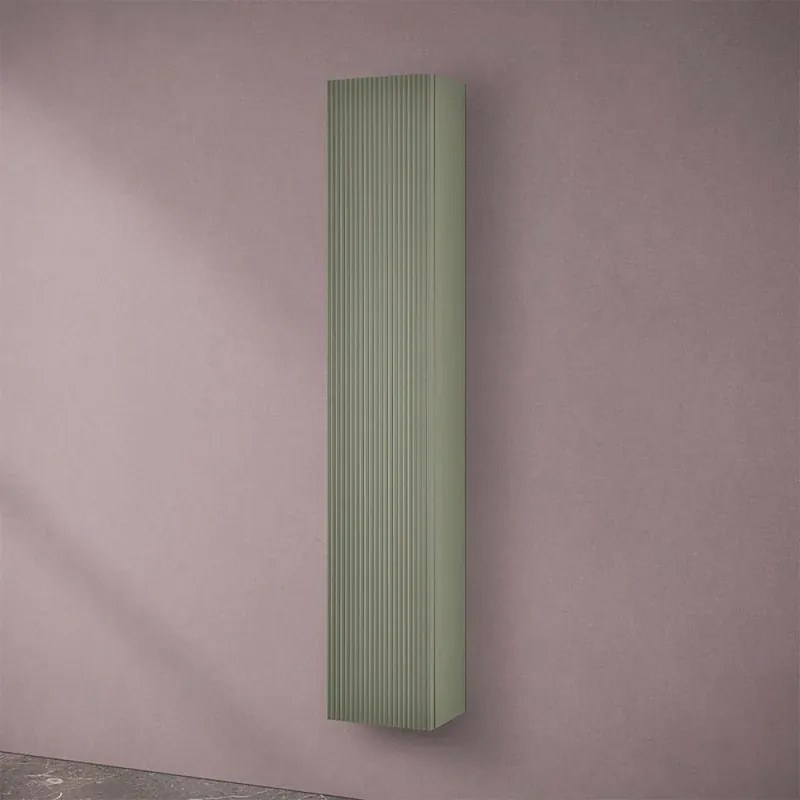 Pensile bagno sospeso cannettato H 150 cm verde Bali