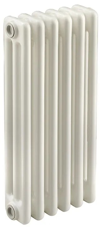 Radiatore acqua calda EQUATION Comby in acciaio 3 colonne, 6 elementi, interasse 535 mm, bianco