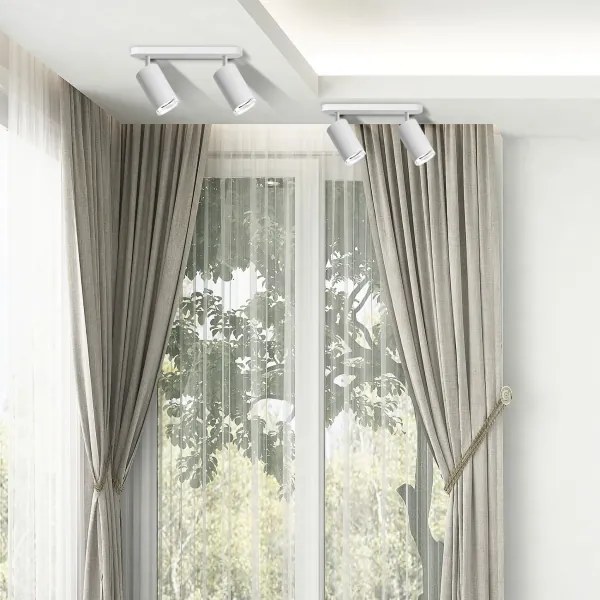 Faretto da bagno LED RGBW dimmerabile TURYN 2xGU10/6W/230V IP44 bianco