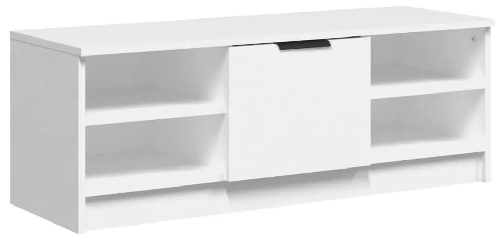 Mobile porta tv bianco 102x35,5x36,5 cm in legno multistrato