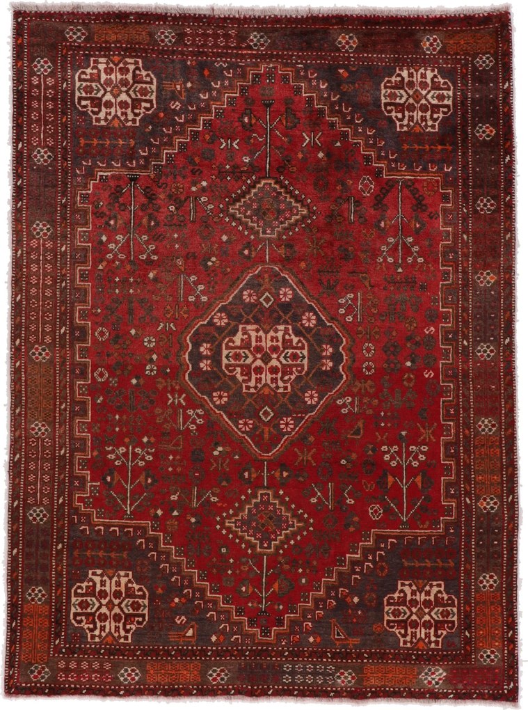 Shiraz Tappeto persiano 270 x 200 (Iran) Annodato A Mano