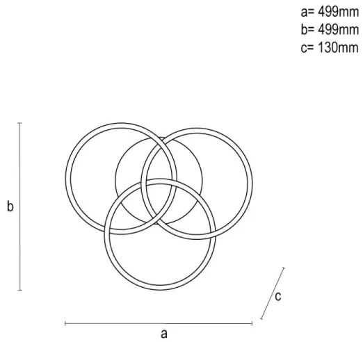 Plafoniera LED dimmerabile LED/70W/230V 3000-6500K nero + telecomando