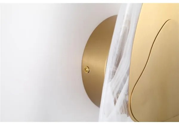 Searchlight 32983PB - Applique da parete LED DESTINY LED/8W/230V bianca