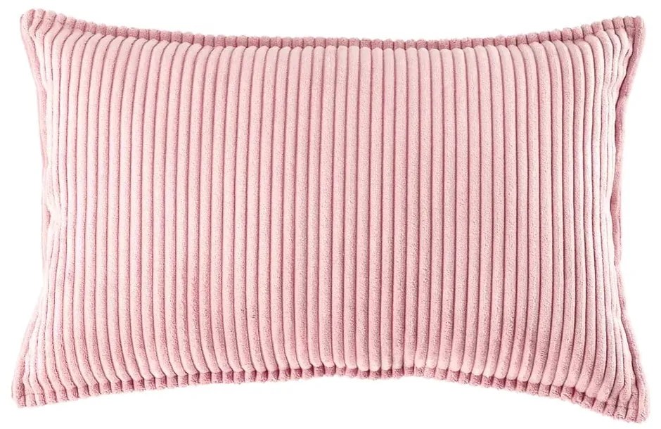 Cuscino per divano da bambini rosa con rivestimento in velluto a coste Bolster – Wigiwama