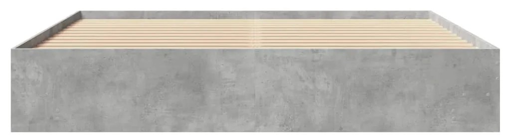 Giroletto grigio cemento 180x200 cm in legno multistrato