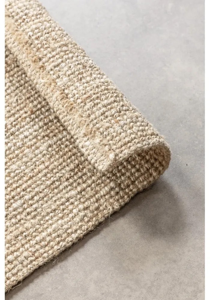 Tappeto color crema in iuta 120x170 cm Bouclé – Hanse Home