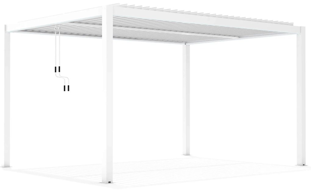 NIMBUS - pergola bioclimatica in alluminio 3x4