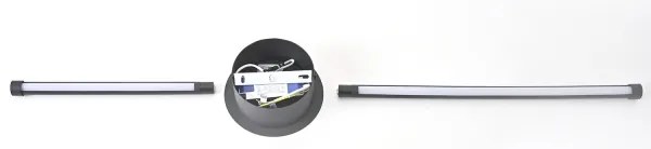 Brilagi - Applique a LED LUGO DUE LED/9W/230V nero